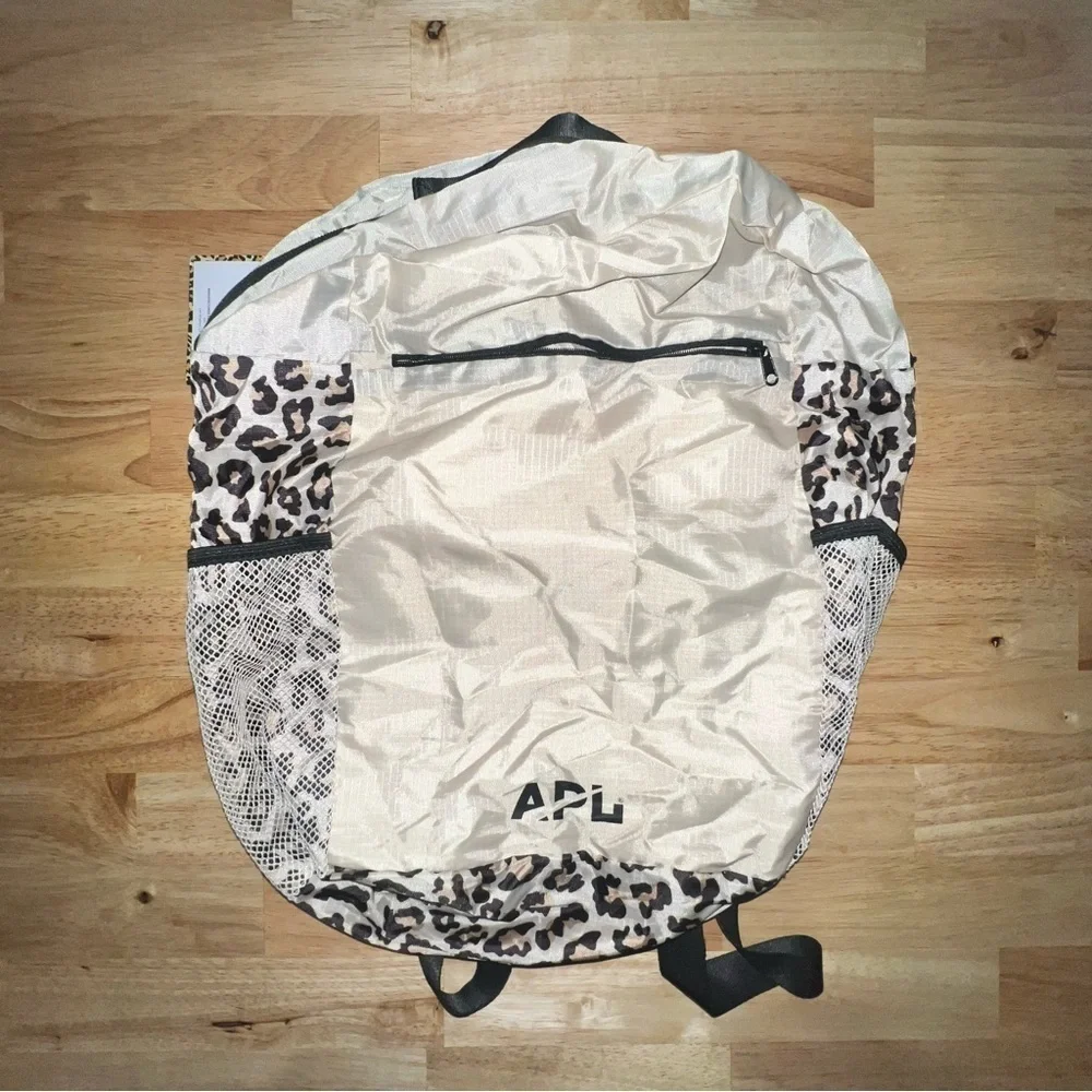 APL All-Purpose Packable Backpack with Leopard Trim - Versatile & Lightweight